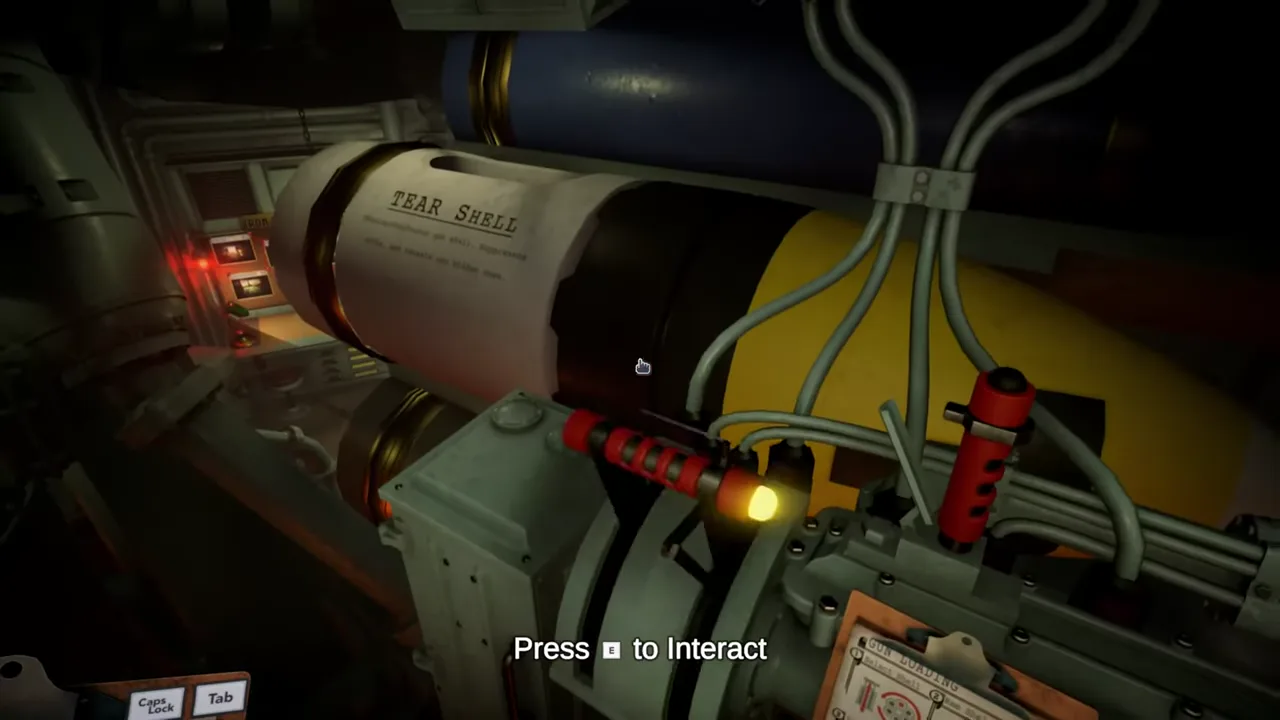Physical IRON NEST ammunition cylinder labeled TEAR SHELL beside mechanical loading controls