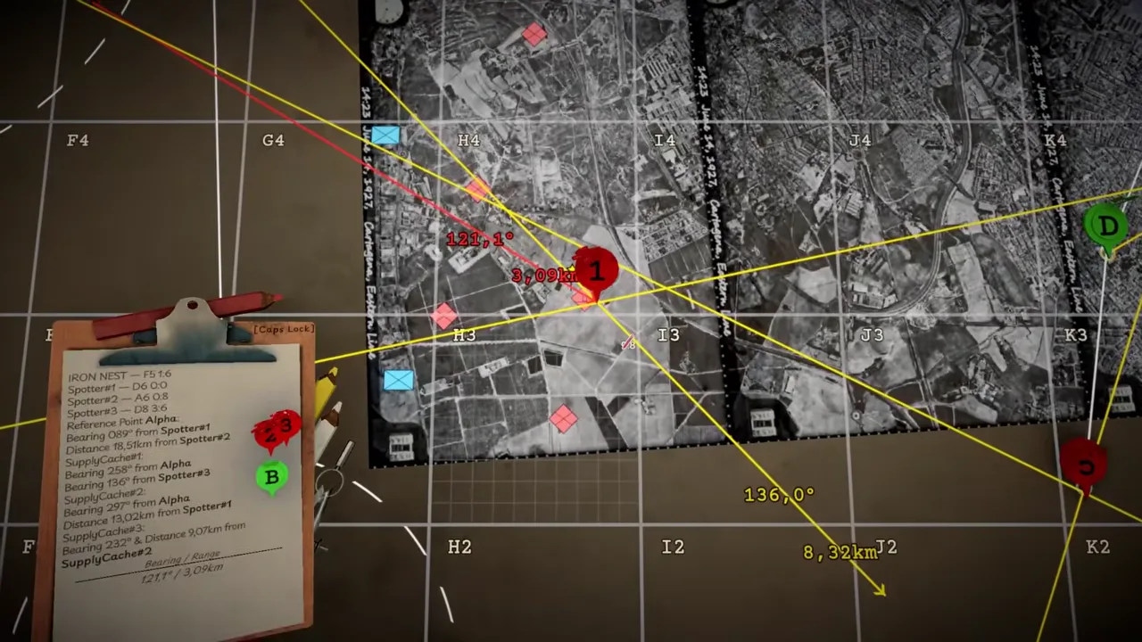Official IRON NEST demo-video frame showing the operator workstation used to verify the current manual artillery workflow.