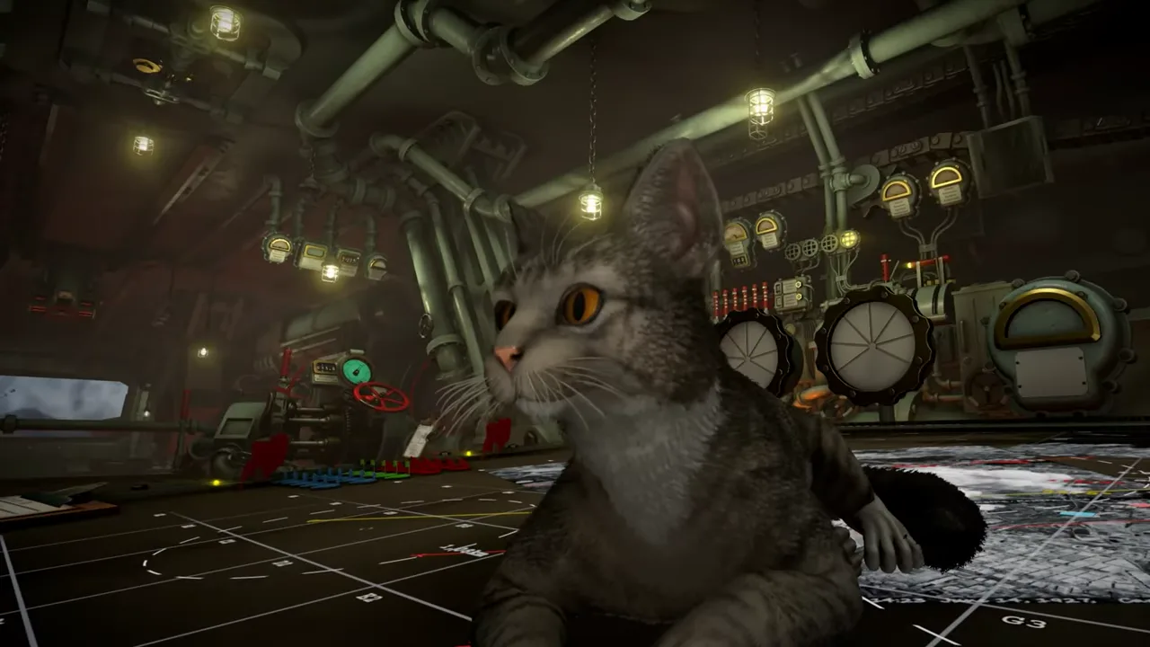 Official IRON NEST launch-trailer frame showing red-lit machinery, cables and mechanical controls inside the turret.
