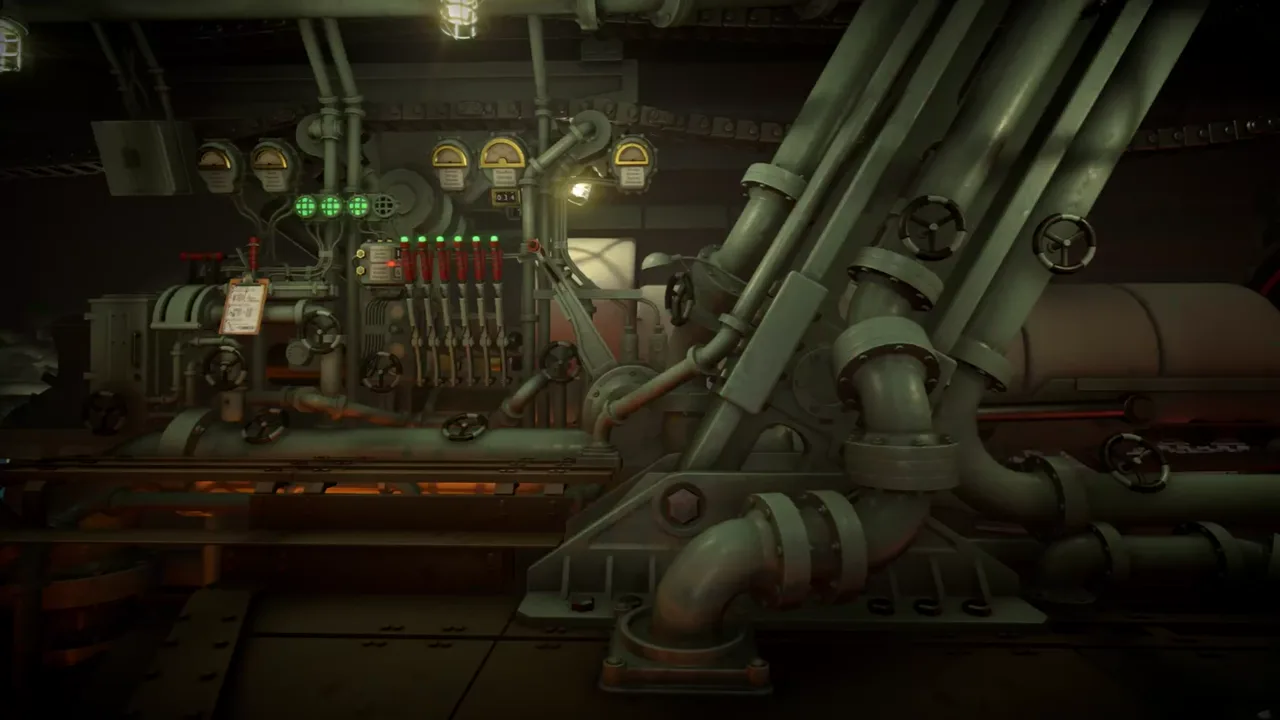 Official IRON NEST launch-trailer frame showing the map workspace with grid markings, instrument panels and a paper objective.